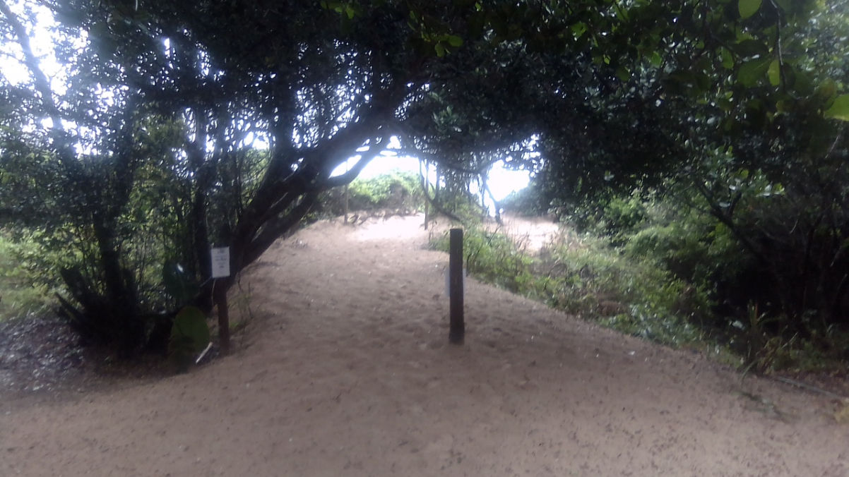 Main beach entrance